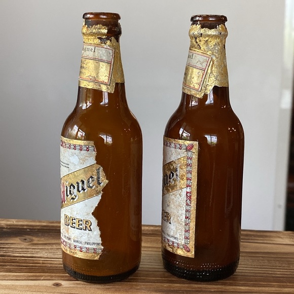 Vintage San Miquelon Beer 2oz Bottles from Brewery in Philippines (2) - Picture 4 of 14